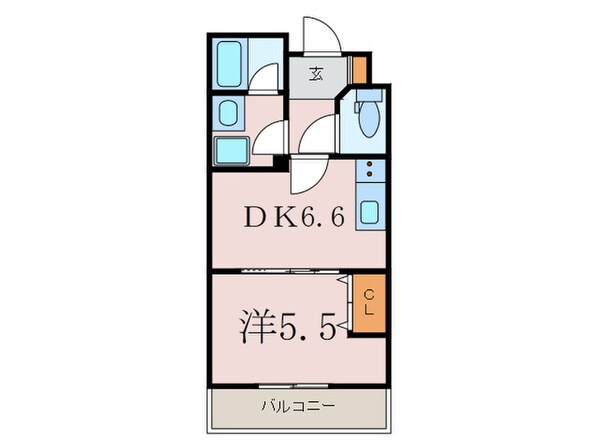 シャレー学芸大カワベ第17の物件間取画像